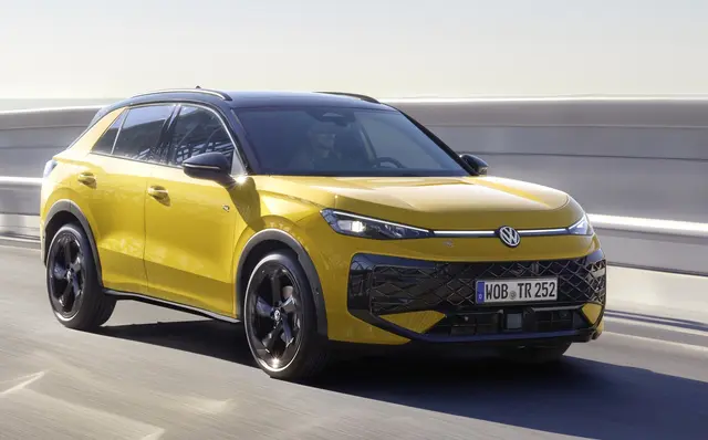 Der neue VW T-Roc R-Line. | Foto: Volkswagen via Autoren-Union Mobilität