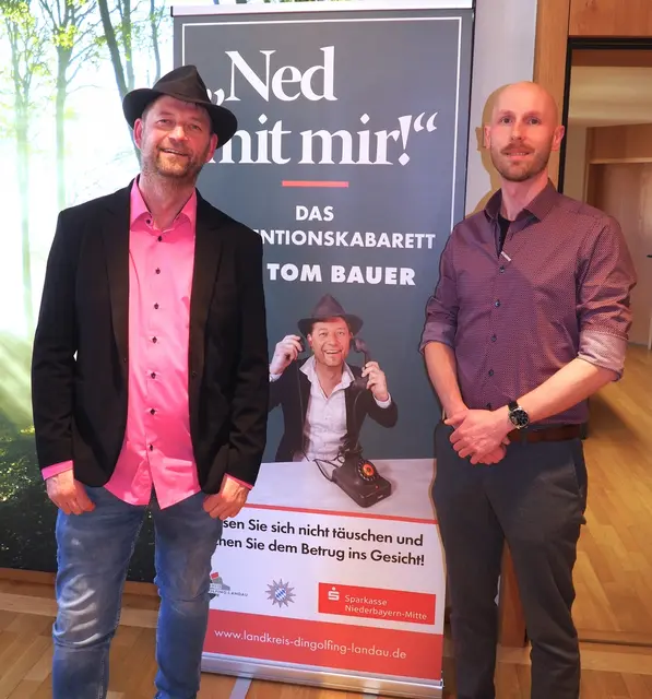 Tom Bauer und Rudolf Schmuderer. | Foto: Monika Ebnet