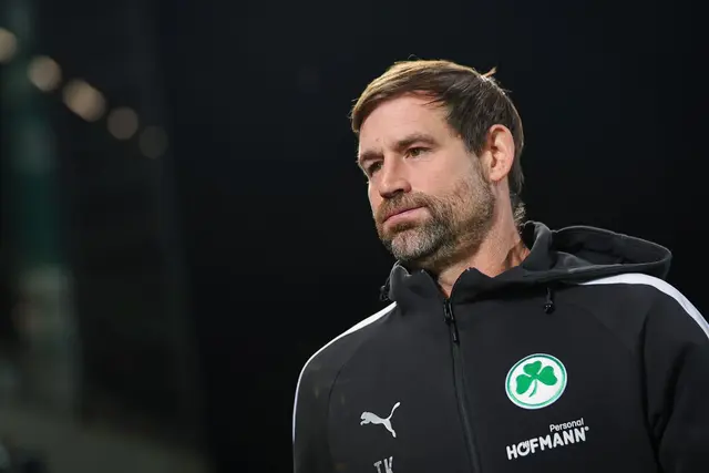 Für Trainer Thomas Kleine steht eine wichtige Partie mit den Fürthern an. (Archivbild) | Foto: Daniel Karmann/dpa