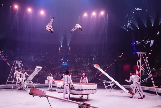 Meister des Schleuderbretts: Die Truppe Nomuna kommt den weiten Weg aus der Mongolei nach Nürnberg. | Foto: Flic Flac Nürnberg