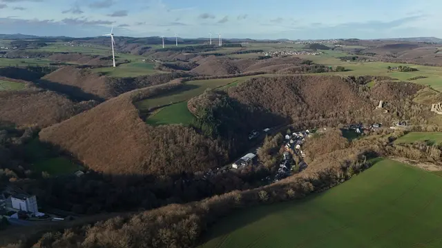 Die Leiche wurde in einem Waldstück bei Monreal entdeckt. Der Kopf der Frau fehlt immer noch.  | Foto: Sascha Ditscher/dpa