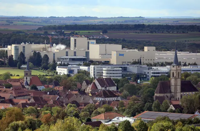 Der Baustoffhersteller Knauf plant mit einem anderen Unternehmen eine Gipsrecycling-Anlage in Mittelfranken. (Archivbild) | Foto: Karl-Josef Hildenbrand/dpa