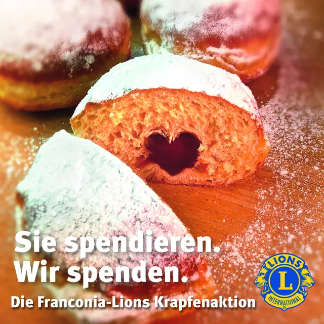„Sie spendieren. Wir spenden | Foto: Lions Club Zirndorf-Franconia