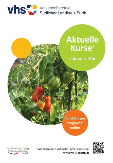 Neue Kurse bei der vhs Südlicher Landkreis Fürth. | Foto: vhs-sl-fuerth.de