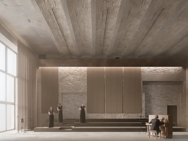 Visualisierung: Chorprobenraum Staatstheater. | Foto: Georg Reisch GmbH &amp; Co. KG und LRO GmbH &amp; Co. KG