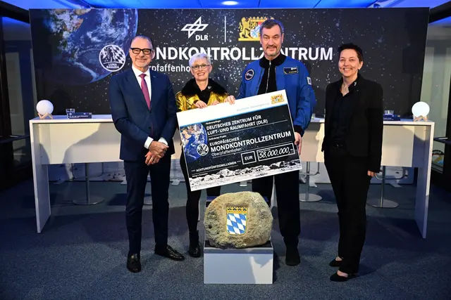 Bayern zahlt 58 Millionen Euro für das neue Mondkontrollzentrum. | Foto: Felix Hörhager/dpa