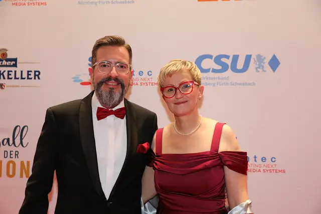 CSU-Stadtratsfraktionsgeschäftsführer Michael Kraus mit Ehefrau Anke. | Foto: Jürgen Friedrich / Peter Budig