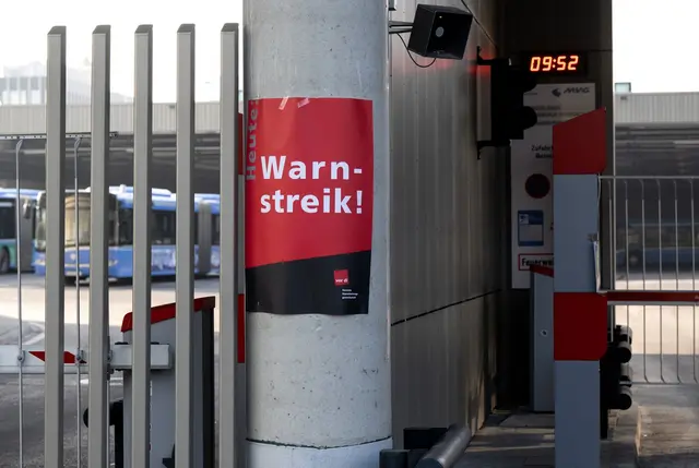 Am Mittwoch wird in München und Nürnberg der Nahverkehr bestreikt. | Foto: Sven Hoppe/dpa