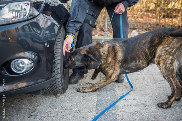 Drogenspürhund der Polizei. Archivbild.  | Foto:  © benjaminnolte/stock.adobe.com
