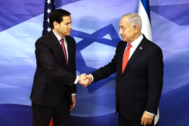 US-Außenminister Rubio will nach Angaben eines Regierungsbeamten nächste Woche Israels Premier Netanjahu treffen.  | Foto: Fadel Senna/AFP/AP/dpa (Archivbild)