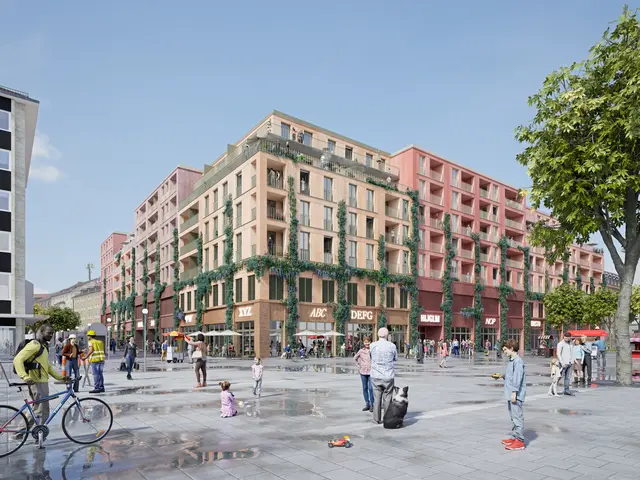 Visualisierung des neuen Schocken-Carres. 
  | Foto: Ten Brinke / Behles &amp; Jochimsen