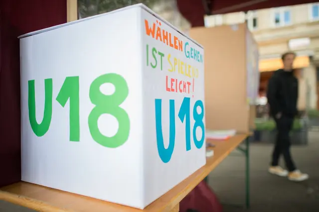 Im Vergleich zur U18-Kommunalwahl 2020 beteiligten sich diesmal fast doppelt so viele junge Menschen.  | Foto: picture alliance / Klaus-Dietmar Gabbert/dpa-Zentralbild/dpa (Symbolbild)