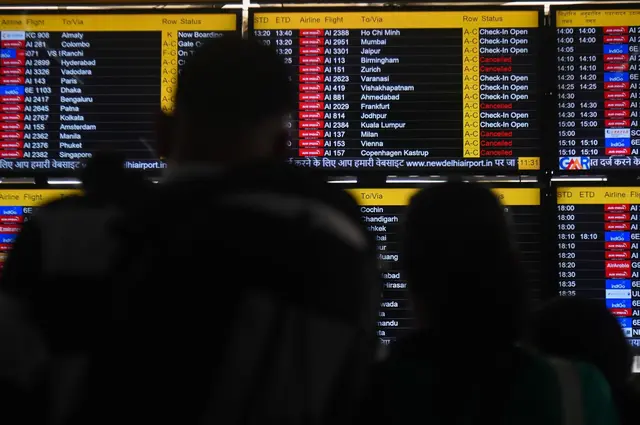 Weltweit fallen viele Flüge aus, weil große Drehkreuze in der Golfregion nicht angeflogen werden können. | Foto: Kabir Jhangiani/ZUMA Press Wire/dpa