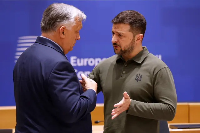 Ungarns Regierungschef Viktor Orban erhält eine Gewaltandrohung vom ukrainischen Staatschef Wolodymyr Selensky, der auf EU-Milliarden angewiesen ist.  (Archivbild) | Foto: Omar Havana/AP/dpa