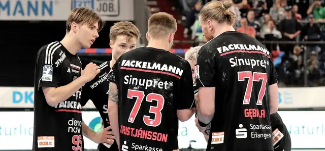 Das muss jetzt gut abgesprochen sein, denn der HCE will GWD Minden in der ARENA ordentlich einheizen. (#JockiFoto)  | Foto: JockiFoto, Erlangen