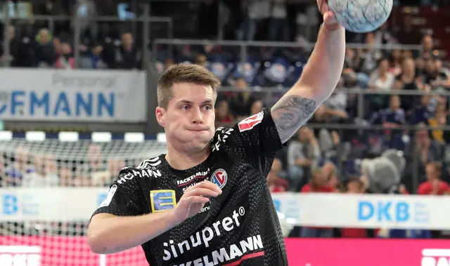 Handball-Gala von Viggó Kristjánsson (HC Erlangen) gegen Minden (#JockiFoto)  | Foto: JockiFoto, Erlangen
