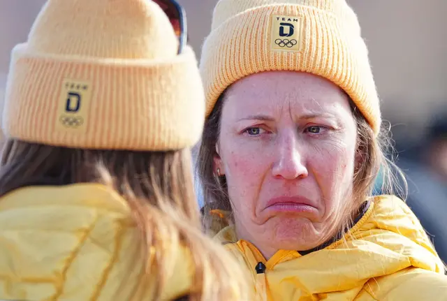 Enttäuschte Gesichter wie das von Skirennfahrerin Lena Dürr gab es zuletzt bei den Winterspielen von vielen deutschen Sportlerinnen und Sportlern. | Foto: Michael Kappeler/dpa