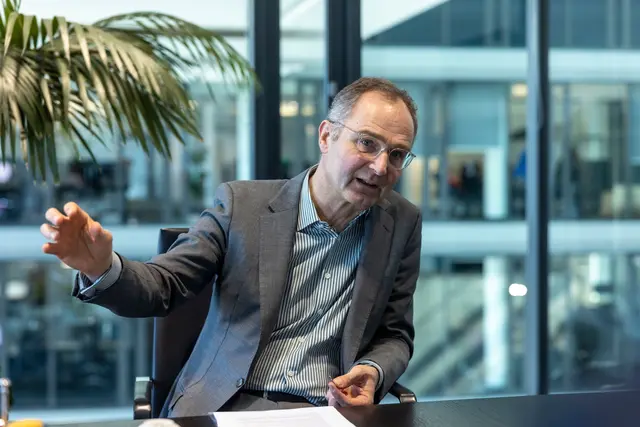 Deutsche-Börse-Chef Stephan Leithner plädiert für einen Ausbau der privaten und betrieblichen Altersvorsorge. | Foto: Helmut Fricke/dpa