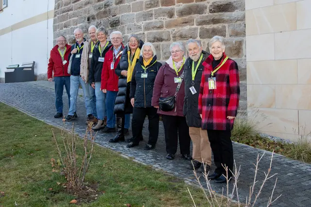 vlnr herzoGästeführer-Dieter Hagen; Richard Reppisch; Gerhard Göss; Moni Beck; Johann Gumbrecht; Anna-Cornelia Scharboch; Julie D. Kähler; Karoline Schmidt; Hermann Huber; Eva Pfeifer. | Foto: Foto: Dieter Hagen