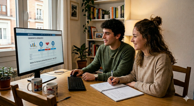 Es lohnt sich auf jeden Fall sich vor Abschluss eines Girokontos genau zu vergleichen. | Foto: KI-generiert mit Google Gemini