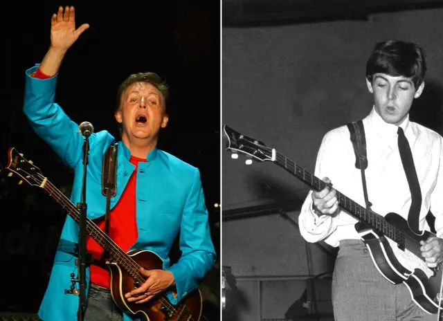 Der Musikinstrumenten-Hersteller Höfner hatte die Suche nach Paul McCartneys Bass-Gitarre unterstützt. (Archivbild) | Foto: Achim Scheidemann/dpa