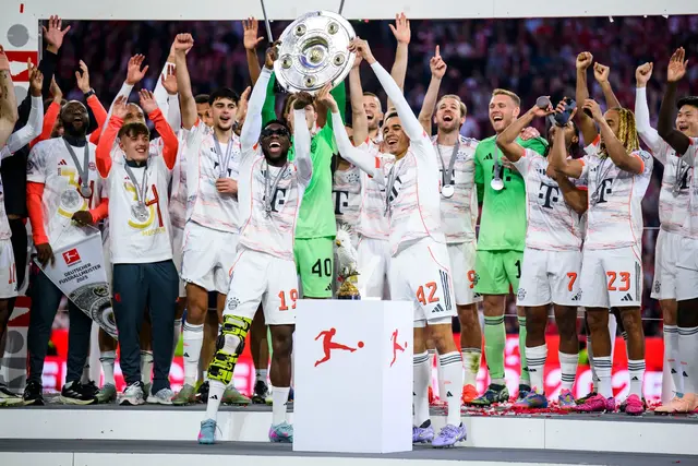 Bereits am Sonntag kann der FC Bayern München erneut deutscher Fußball-Meister werden. (Archivbild) | Foto: Tom Weller/dpa