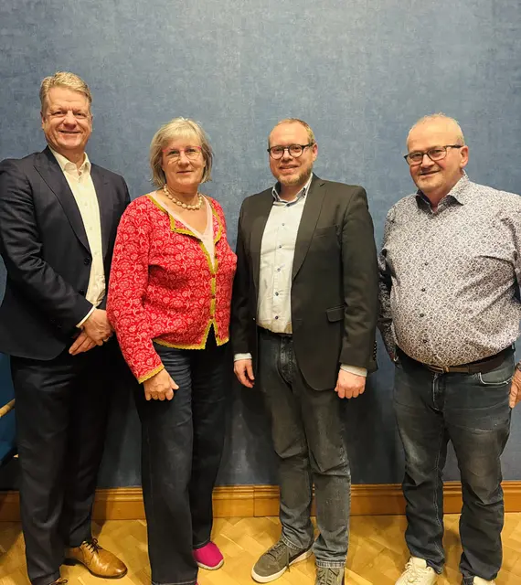 v.l.n.r.: Dr. Michael Au, Birgit Bayer-Tersch, Max Ammon, Ronald Morawski.  | Foto: CSU Fürth-Stadt