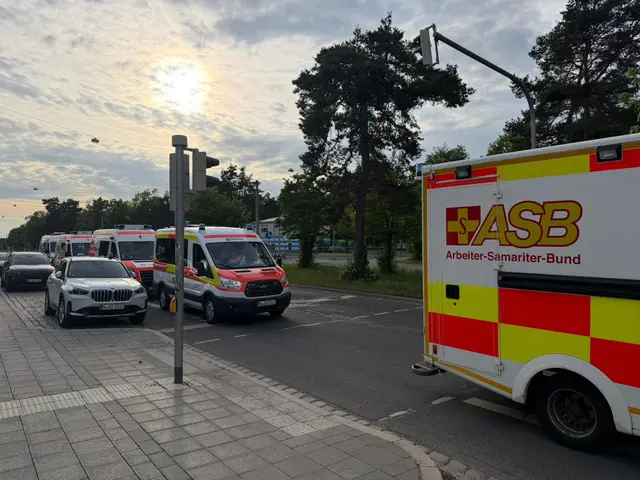  Im Einsatz befinden sich rund 40 Einsatzkräfte der Hilfsorganisationen unter Führung der Sanitäts-Einsatzleitung. | Foto: Sanitätseinsatzleitung / Nürnberger Hilfsorganisationen