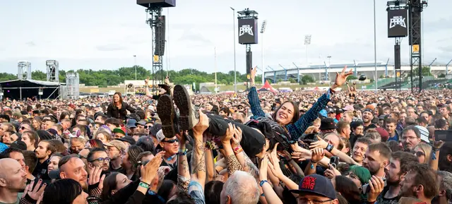 Wie bei der Jubiläumsausgabe 2025 ist Rock im Park in diesem Jahr wieder ausverkauft. (Archivbild) | Foto: Daniel Karmann/dpa