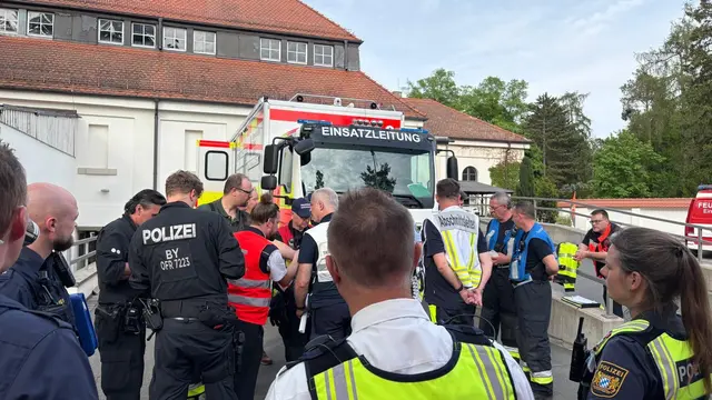  Im Einsatz befinden sich rund 40 Einsatzkräfte der Hilfsorganisationen unter Führung der Sanitäts-Einsatzleitung. | Foto: Sanitätseinsatzleitung / Nürnberger Hilfsorganisationen