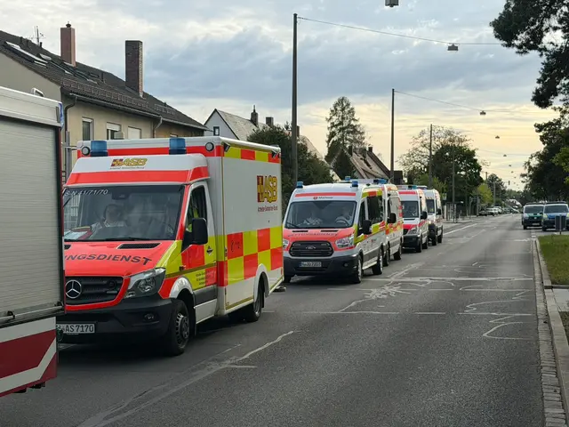  Im Einsatz befinden sich rund 40 Einsatzkräfte der Hilfsorganisationen unter Führung der Sanitäts-Einsatzleitung. | Foto: Sanitätseinsatzleitung / Nürnberger Hilfsorganisationen