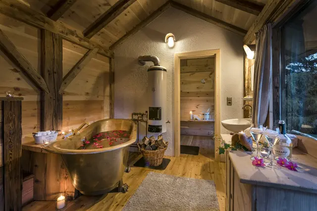 Wellnesshäusl Bergchalet Moseralm. | Foto: Landgut-Moserhof