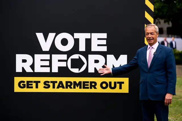 Brexit-Vorkämpfer Nigel Farage gibt sich siegessicher. | Foto: Jordan Pettitt/PA Wire/dpa