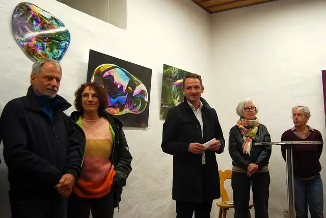 Der Landrat bei seiner Laudatio | Foto: Edith Link