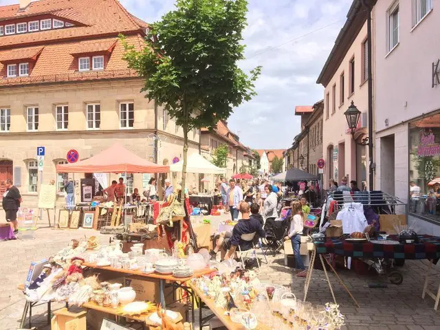 Der Trödelmarkt lockt erneut zahlreiche Besucher aus nah und fern nach Langenzenn. | Foto: Stadt Langenzenn