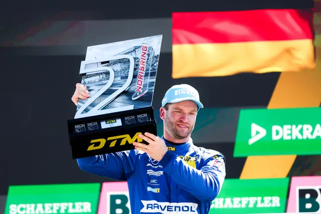 Zweiter Platz für Maro Engel im Samstagslauf der DTM am Norisring. | Foto: ADAC Motorsport