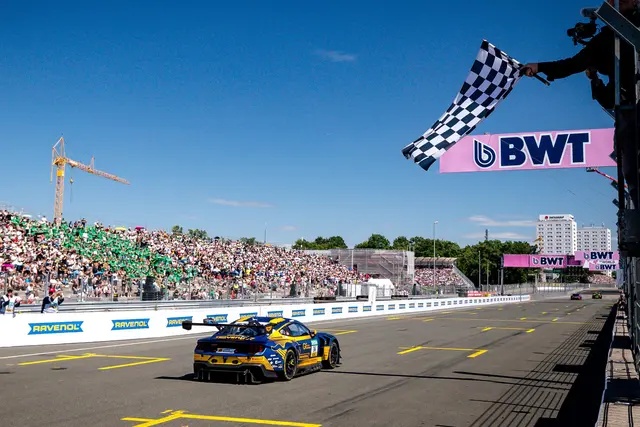 Der Inder Arjun Maini holte das erste Podium mit dem Ford Mustang GT3. | Foto: ADAC Motorsport