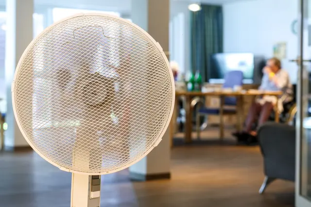 Ventilatoren sind in diesen Wochen besonders begehrt. | Foto: Christoph Reichwein/dpa (Symbolbild)