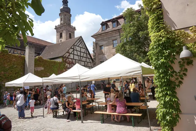 Museumsfest im Innenhof des Erlanger Stadtmuseums. | Foto: © Erich Malter (Archivbild)