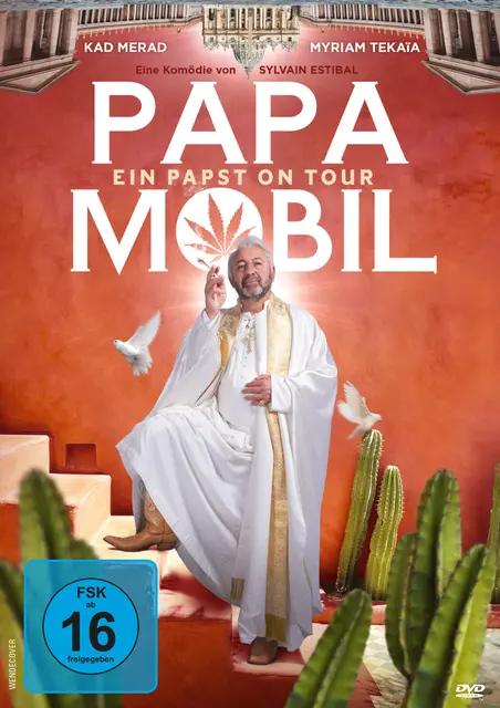 PAPAMOBIL – EIN PAPST ON TOUR ist ab 28. August im Handel und ab 13. August digital verfügbar. | Foto: Lighthouse Home Entertainment