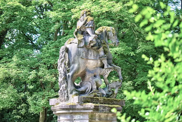 Reiterdenkmal im Erlanger Schlossgarten. | Foto: © ETM/Florian Trykowski (Archivbild)
