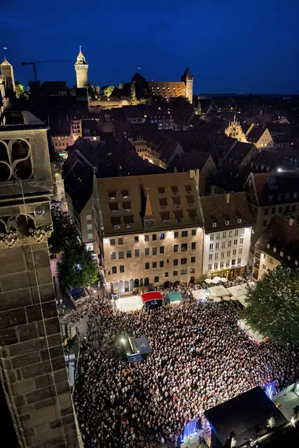 Bardentreffen am Sebalder Platz.  | Foto: Uwe Niklas