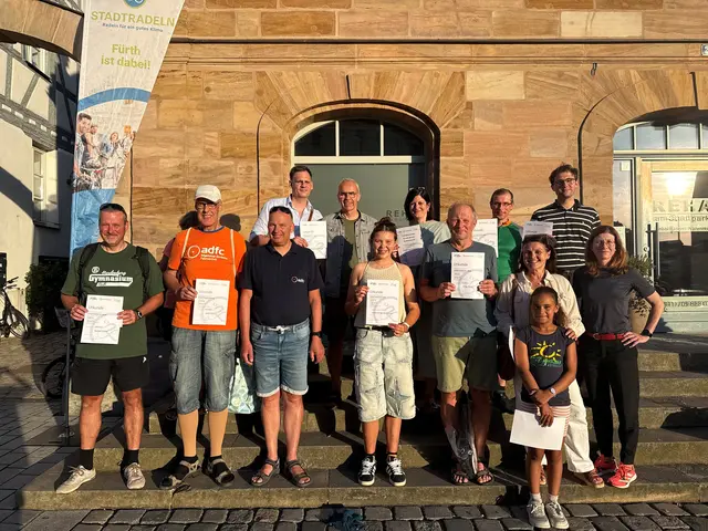 Das Stadtradeln war in Fürth wieder ein voller Erfolg. | Foto: Anna Mina Morina