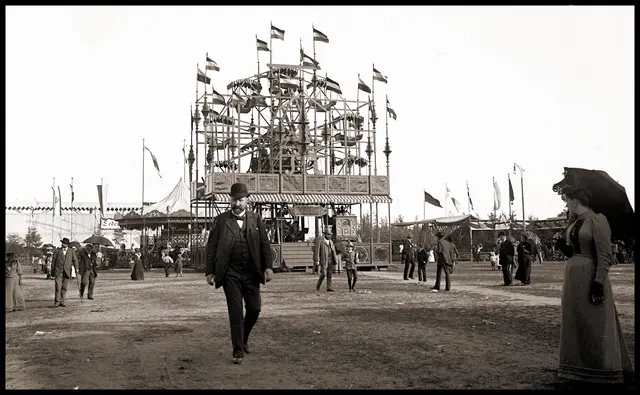 Volksfest Nürnberg nach der Jahrhundertwende aus der fantastischen Bilder-Sammlung der Altstadtfreunde Nürnberg e.V./Sammlung Großberger.  | Foto: Altstadtfreunde Nürnberg e.V./Sammlung Großberg