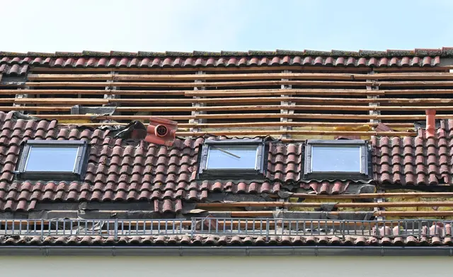 Tornadeo in Fürstenwalde in Brandenburg.  | Foto: dpa