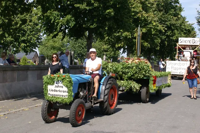 Jedes Jahr ein Pflichttermin, der große Festzug der Kreuzbauern. | Foto: Kreuzbauern Poppenreuth