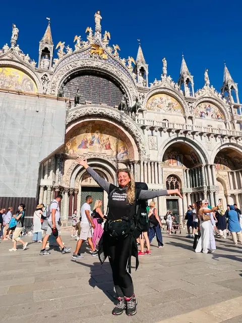 Bogi Nagys Ankunft in Venedig. | Foto: Privat
