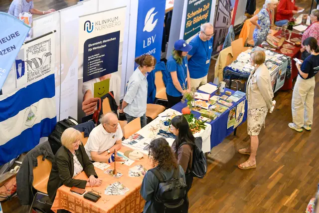 Nürnberger Freiwilligenmesse im Heilig-Geist-Saal. | Foto: Anestis Aslanidis