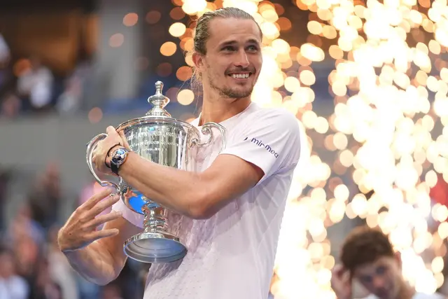 Alexander Zverev gewinnt erstmals die US Open. | Foto: Frank Franklin II/AP/dpa