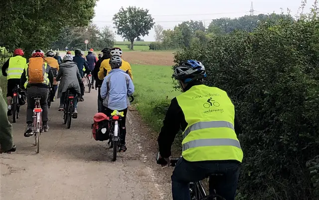 Mit dem Fahrrad zu Stadtbäumen, Stadtwald und Streuobstwiesen. | Foto: Stadt Oberasbach